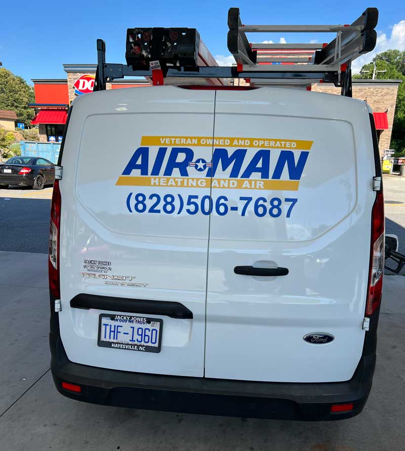 Air Man Water Filtration Service Van